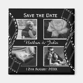 Zwart-witte filmpje magneet (Voorkant)