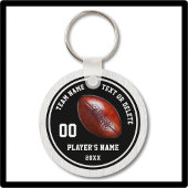 Zwart-witte Football Sleutelhangers, speciaal aang Sleutelhanger