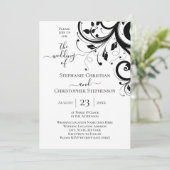 Zwart-witte foto van Festive op achterzijde Kaart (Staand voorkant)