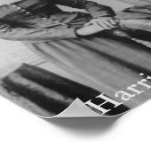 zwart-witte foto van Harriet Tubman Poster (Hoek)
