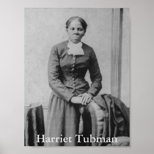 zwart-witte foto van Harriet Tubman Poster (Voorkant)