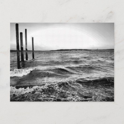 zwart - witte fotografie briefkaart (Voorkant)