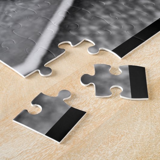 Zwart-witte  fotografie legpuzzel (Zijkant)