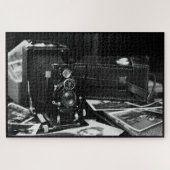 Zwart-witte  fotografie legpuzzel (Horizontaal)