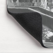 Zwart-witte fotografie Venice Italië Canal Muismat (Hoek)