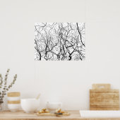 Zwart-witte fotografische Poster (Keuken)