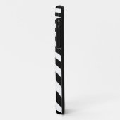 Zwart-witte Funky Stripes naadloos grafisch Case-Mate iPhone Case (Achterkant/links)