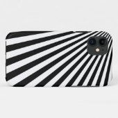 Zwart-witte Funky Stripes naadloos grafisch Case-Mate iPhone Case (Achterkant (horizontaal))
