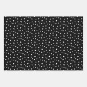 Zwart witte geesten vleermuizen inpakpapier vel (Voorkant 3)