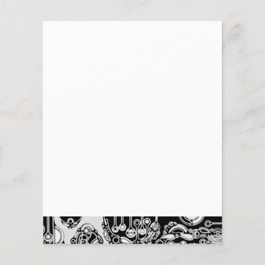 Zwart-witte geometrische kunst 3 (Achterkant)