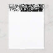 Zwart-witte geometrische kunst 3 (Voorkant)