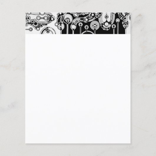 Zwart-witte geometrische kunst 3 (Voorkant)