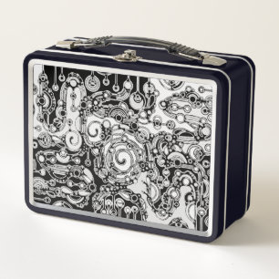 Zwart-witte geometrische kunst 3