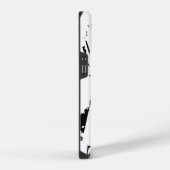 Zwart & Witte Geronimo iPhone Hoesje (Rechterkant)