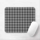Zwart Witte Geruite Patroon Muismat (Met muis)