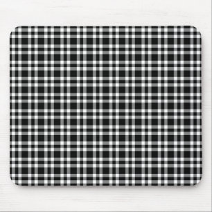Zwart Witte Geruite Patroon Muismat