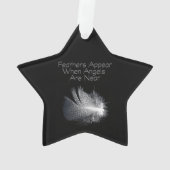 Zwart-witte gestreept doezelaar op een hond ornament (achterkant)