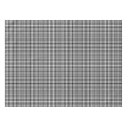 Zwart-witte Gingham-52x70 KATOENTABLETTE Tafelkleed (Voorkant (Horizontaal))
