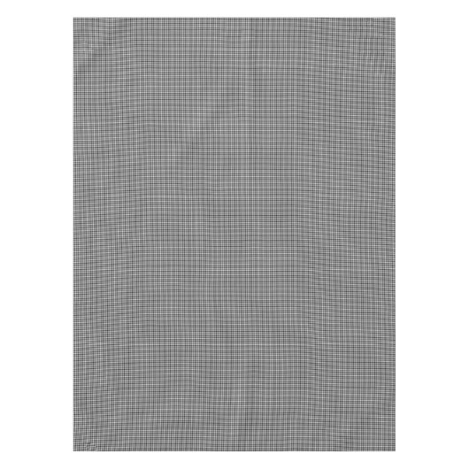 Zwart-witte Gingham-52x70 KATOENTABLETTE Tafelkleed (Voorkant)