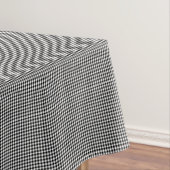 Zwart-witte Gingham-52x70 KATOENTABLETTE Tafelkleed (Voorbeeld)