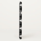 Zwart-witte gingham Case-Mate iPhone case (Achterkant / rechts)