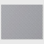 Zwart Witte Gingham. Inpakpapier (Vlak)