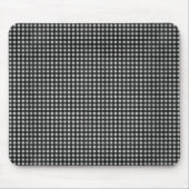 Zwart-witte gingham muismat (Voorkant)