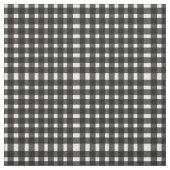 Zwart Witte Gingham Patroon Stof (Swatch)
