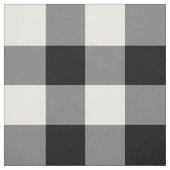 Zwart-witte gingham-patroonverbinding stof (Swatch)