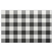 Zwart-witte gingham-patroonverbinding stof (Fat Quarter)