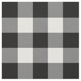 Zwart-witte gingham-patroonverbinding stof