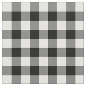 Zwart-witte gingham-patroonverbinding stof (Close Up)