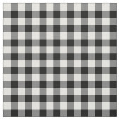 Zwart-witte gingham-patroonverbinding stof (Swatch)