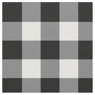 Zwart-witte gingham stof