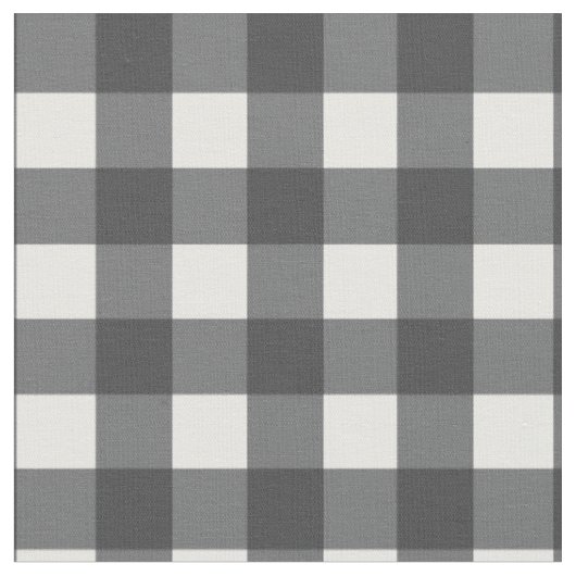 Zwart-witte gingham stof (Close Up)