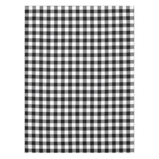 Zwart-witte gingham tafelkleed