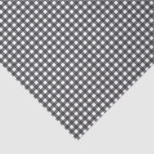 Zwart-witte gingham tissuepapier (Detail)