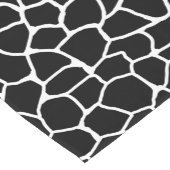 Zwart-witte Giraffe - Dierlijk printerpatroon Korte Tafelloper (Hoek)