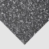 Zwart-witte glitter en zwarte sparken tissuepapier (Detail)