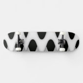 Zwart-witte golven skateboard (Horizontaal)