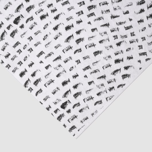 Zwart-witte golven tissuepapier (Detail)