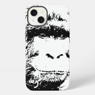 Zwart & Witte Gorilla iPhone 13 Hoesje