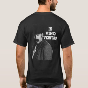 Zwart-witte grafstenen citaten tegen klassieke kun t-shirt
