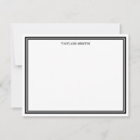 Zwart-witte grenzen toevoegen Jouw naam