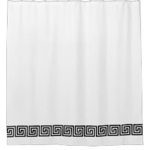 Zwart-witte Griekse sleutel