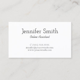 Zwart-witte Griekse sleutel Visitekaartje