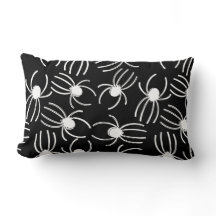 Zwart-witte griezelige kruipende spin