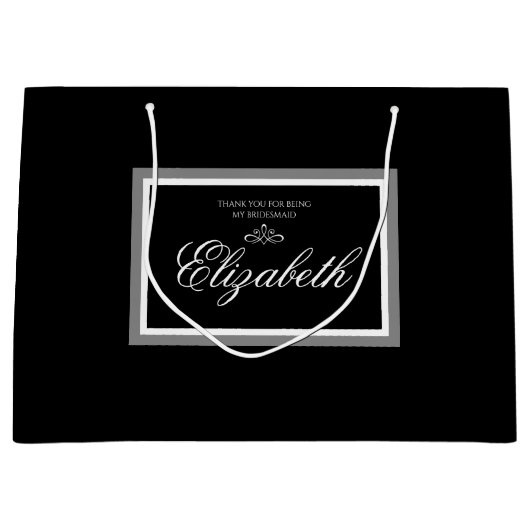 Zwart-witte grote cadeautas (Voorkant)