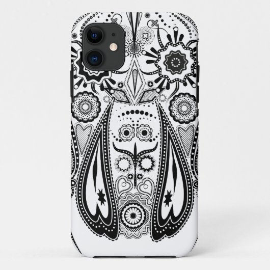 Zwart-witte grote hond Case-Mate iPhone case (Achterkant)