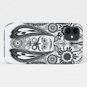 Zwart-witte grote hond Case-Mate iPhone case (Achterkant (horizontaal))